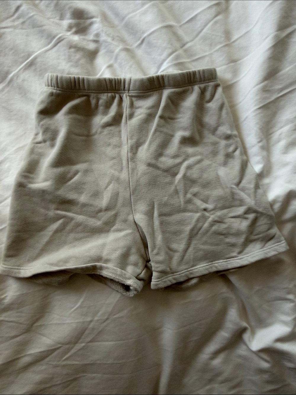 Joah Brown Women's Beige Elastic-Waist Athletic Shorts XS/S